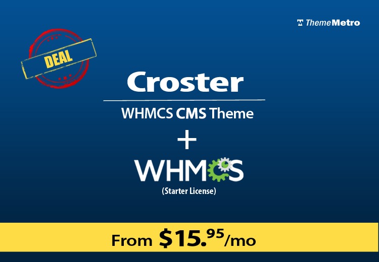 Croster - WHMCS CMS Theme [Activated]