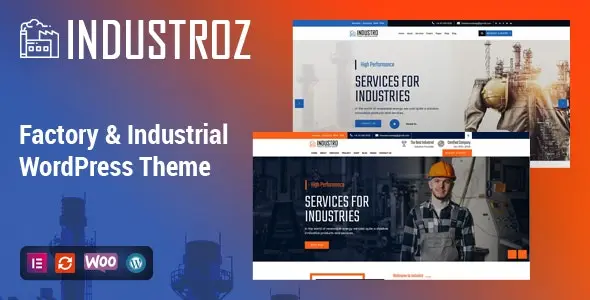 Industroz - Factory - Industrial WordPress Theme