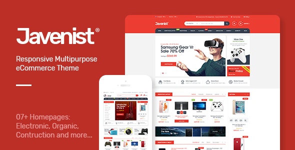 Javenist - Multipurpose eCommerce WordPress Theme