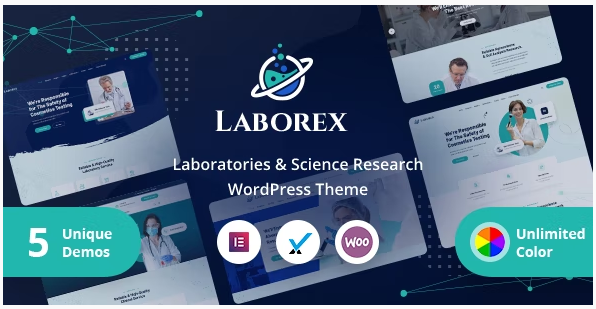 Laborex - Laboratory - Research WordPress Theme