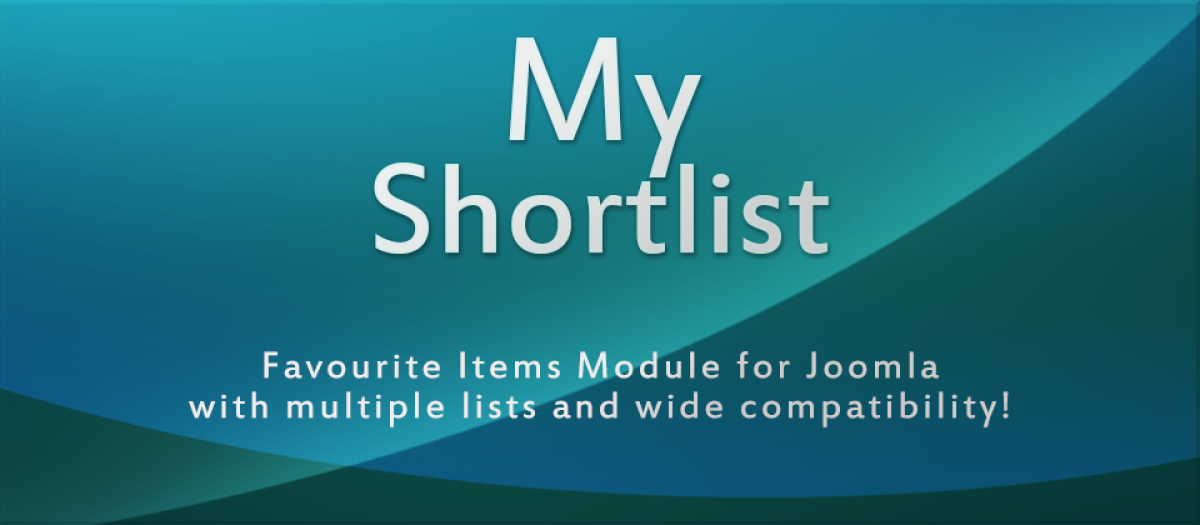 My Shortlist Joomla