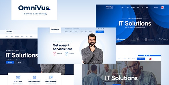 Omnivus - IT Solutions - Digital Services Angular Template
