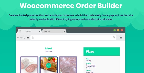 WooCommerce Order Builder Combo Products - Extra Options