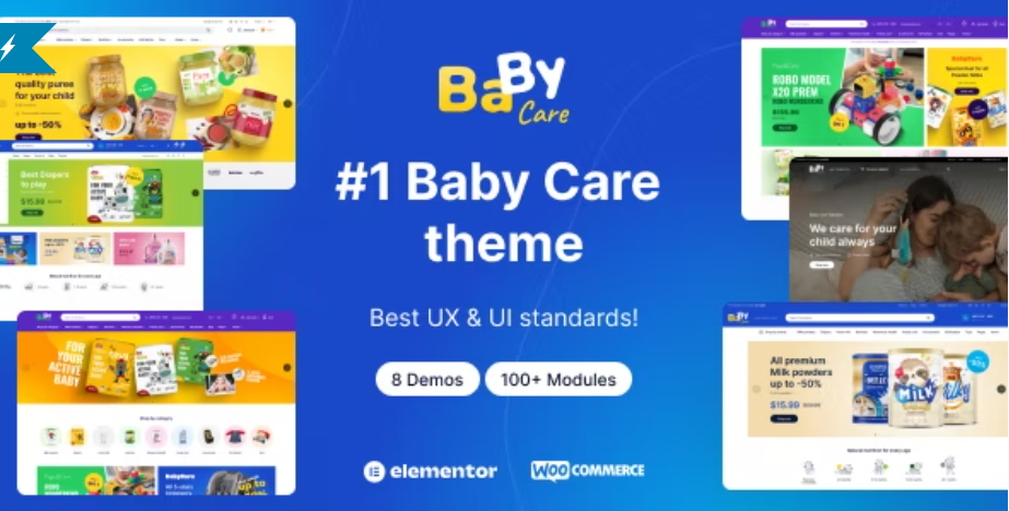 BabyCareKids Store WooCommerce WordPress Theme