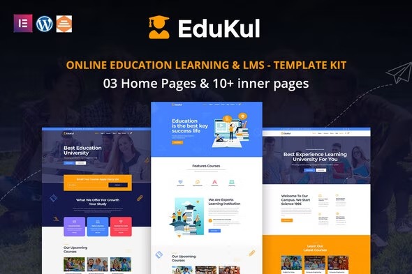 Edukul - Online Learning - Education Template Kit