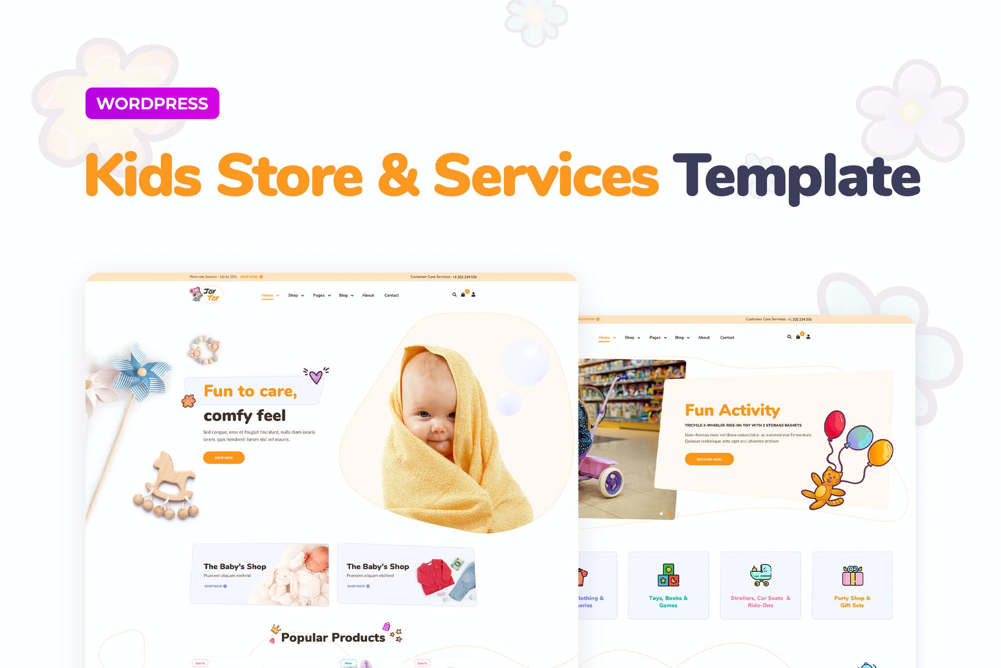 JoyToy - Kids Store Elementor Template Kit