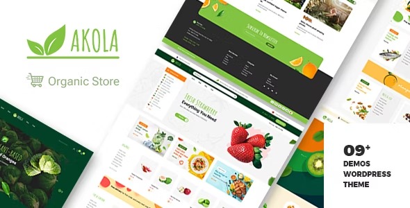 Akola Organic - Food Store WordPress Theme