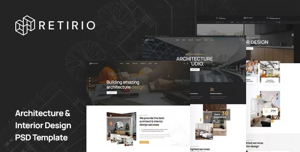 Retirio Architecture and Interior WordPress Theme