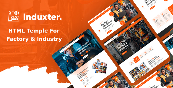 Induxter - Industry And Factory HTML Template