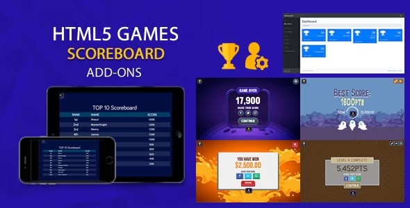 Scoreboard for HTML Games