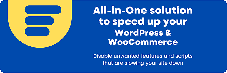 Disable Bloat for WordPress - WooCommerce PRO