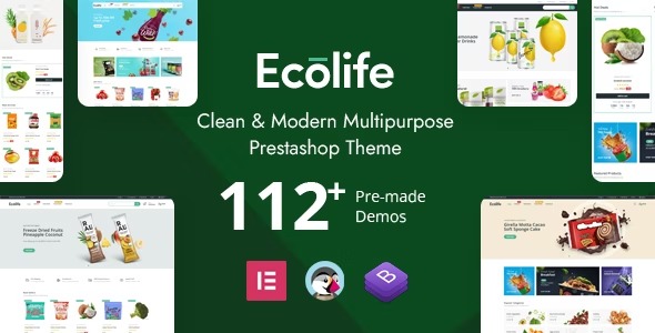 Ecolife Elementor - Multipurpose Prestashop Theme