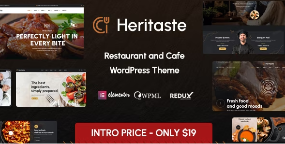 Heritaste - Restaurant WordPress Theme