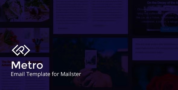 Metro - Email Template for Mailster