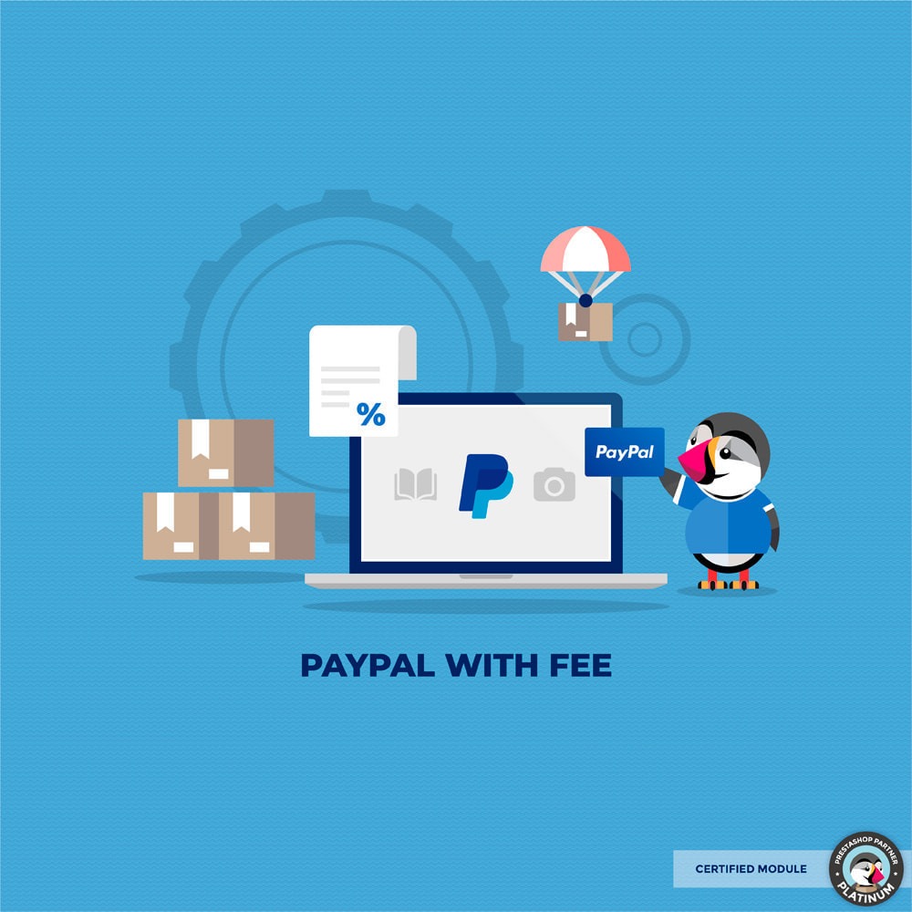 PrestaShop PayPal surcharge extra fee