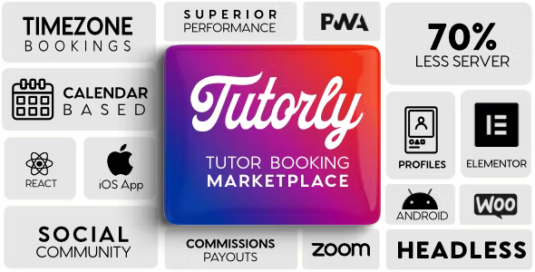 Tutorly - Booking Marketplace WordPress Theme