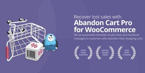 Abandoned Cart Pro for WooCommerce - Tyche Softwares [Enterprise Plan]