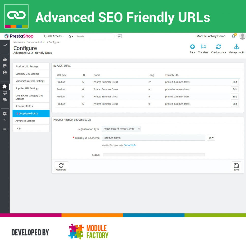 Advanced SEO Friendly URLs - Remove ID - Pretty URL