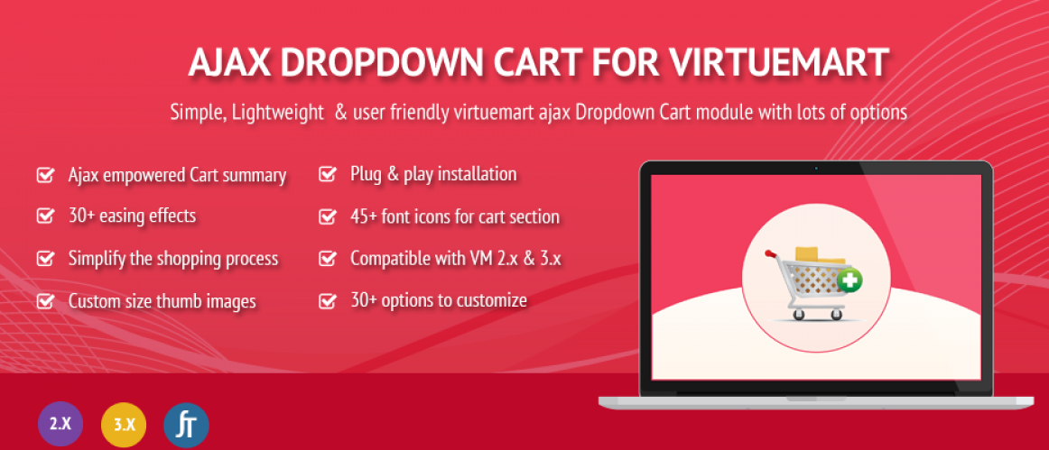 Ajax Dropdown Cart for Virtuemart 