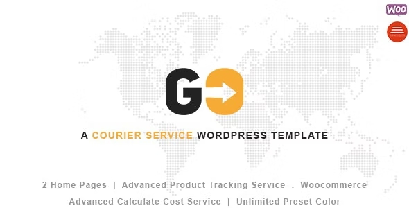 GO Courier - Delivery Transport WordPress Theme