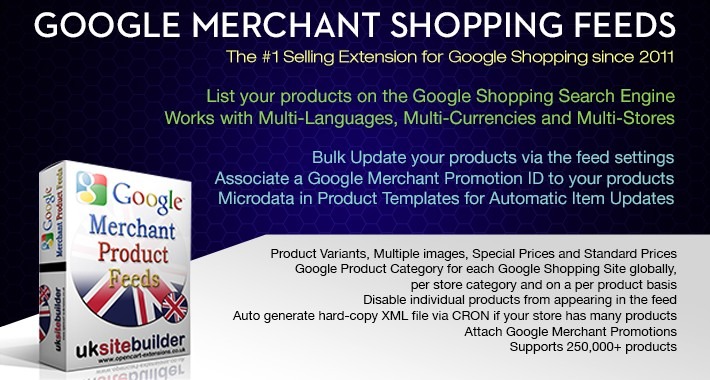 Google Merchant Shopping Feeds OCx