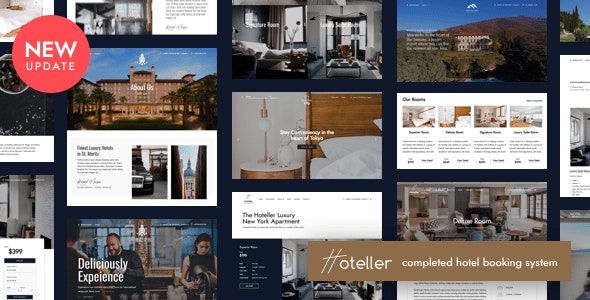Hoteller - Hotel Booking WordPress