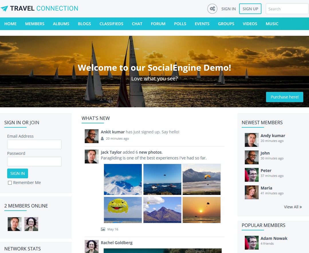 Social Engine - Create Your Own Social Network