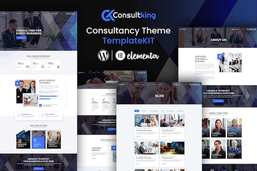 Consultking - Business Elementor Template Kit