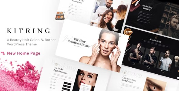 Kitring - A Beauty - Hair Salon WordPress Theme