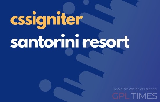 CSSIgniter Santorini ResortWordPress Themes Free