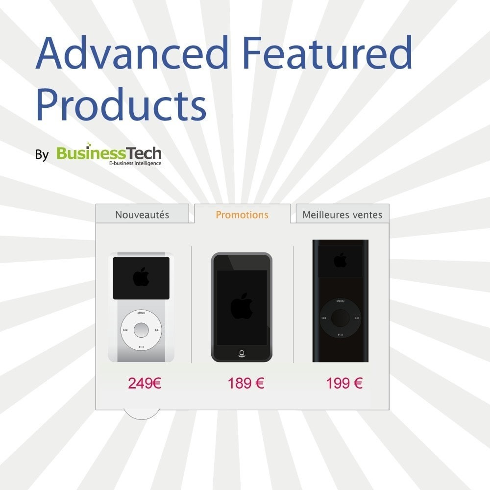 PrestaShop Advanced Featured Products - Products on homepage Module