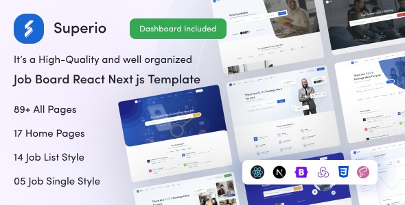 Superio - Job Portal - Job Board React NextJS Template