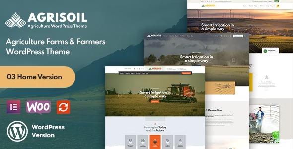 Agrisoil - Agriculture - Organic Farm WordPress Theme