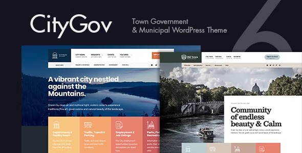 CityGo August - City Government - Municipal WordPress Theme