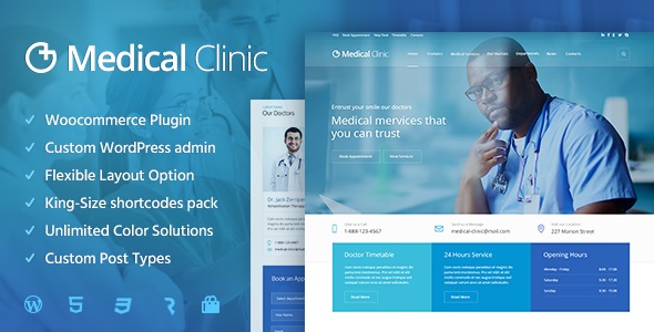 Medical Clinic Health - Doctor Medical WordPress Theme