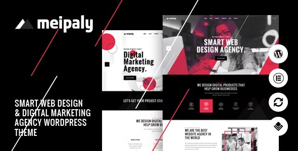 Meipaly - Digital Services Agency WordPress Theme February