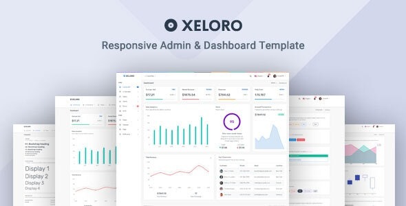 Xeloro- Admin - Dashboard Template