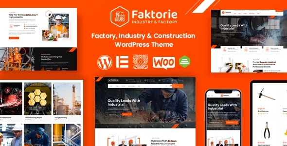 Faktorie - Industry - Factory WordPress Theme