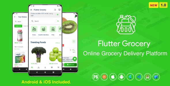 Flutter Multi Vendor Grocery ( Convenience Store