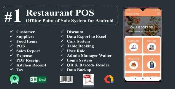 Restaurant POS-Offline Point of Sale System for Android