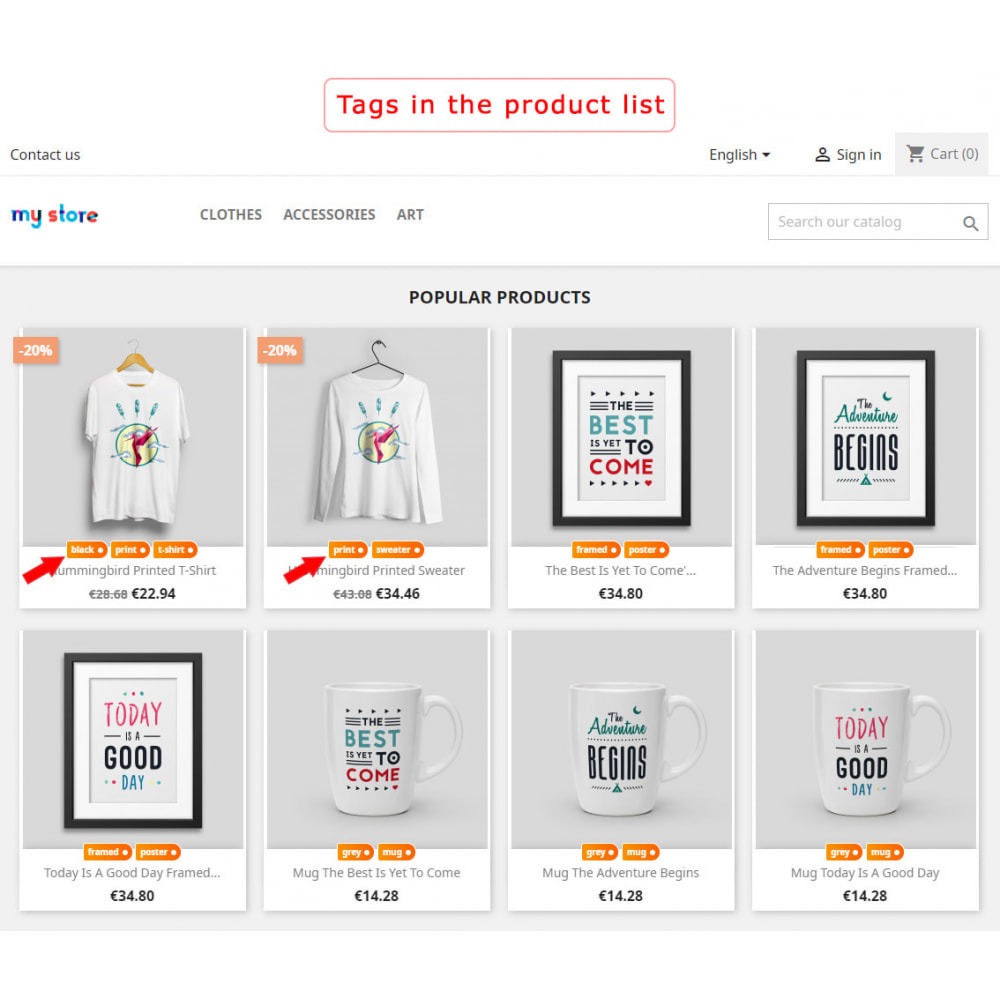 Ultimate Product Tags - SEO and Management PrestaShop