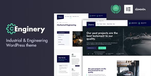 Enginery - Industrial - Engineering WP theme