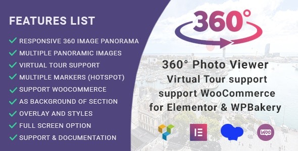 Photo Viewer (Virtual Tour) for Elementor