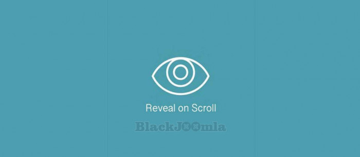 Reveal on scroll Joomla module