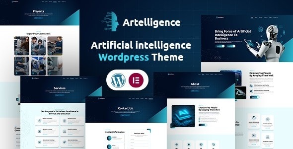 ArtelligenceAI - Robotics WordPress Theme