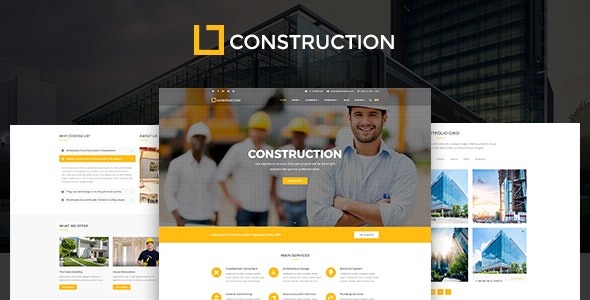 Construction Business - Building Company Theme