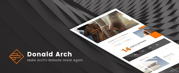 Donald Arch - Creative Architecture WordPress Theme