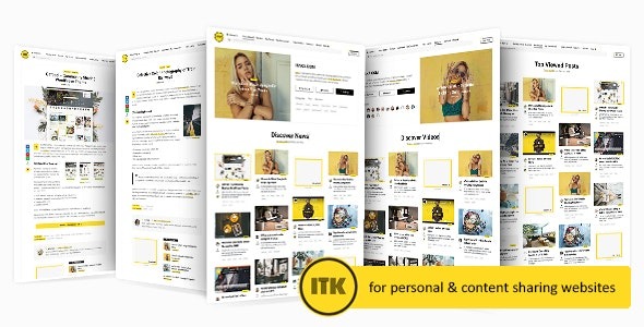 Itaka- Content Sharing WordPress Theme