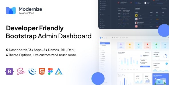 Modernize Bootstrap Admin Dashboard