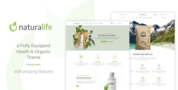 NaturaLife Health - Organic WordPress Theme